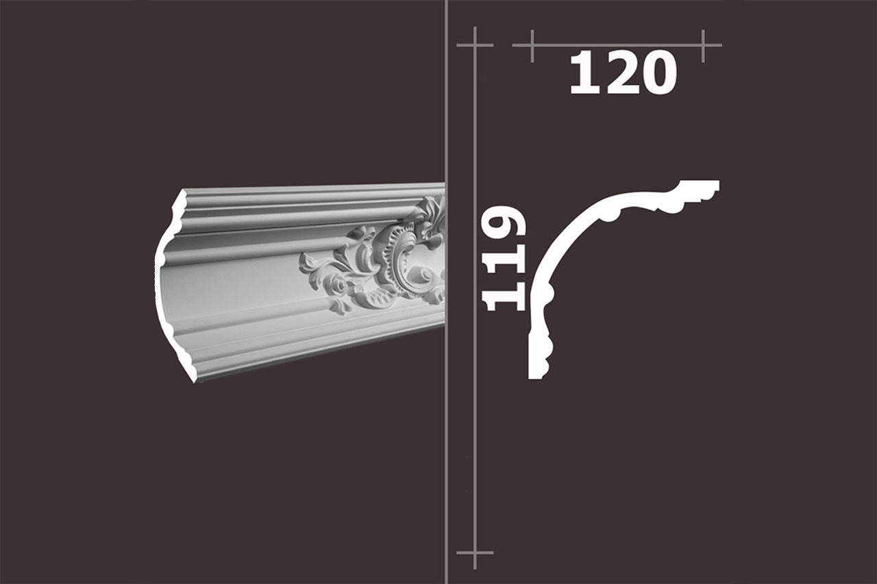 Лепнина Европласт Карниз 1.50.167