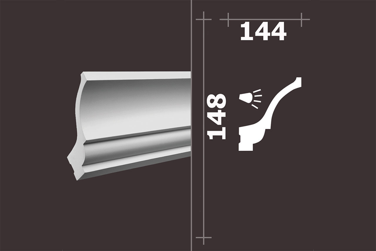Лепнина Европласт Карниз 1.50.221