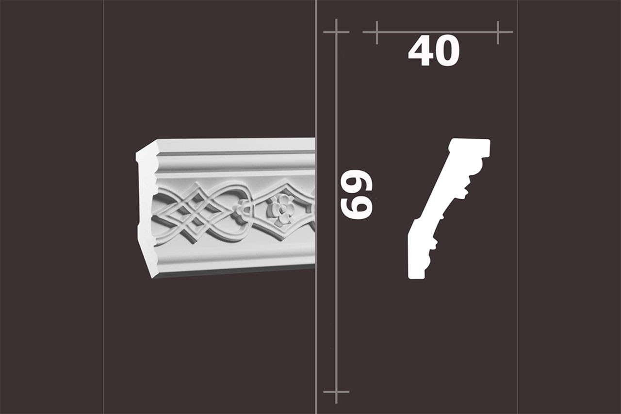 Лепнина Европласт Карниз 1.50.282
