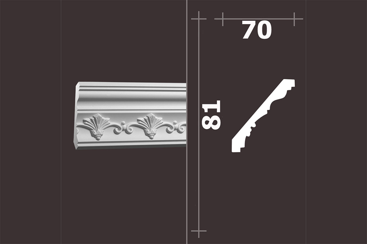 Лепнина Европласт Карниз 1.50.284