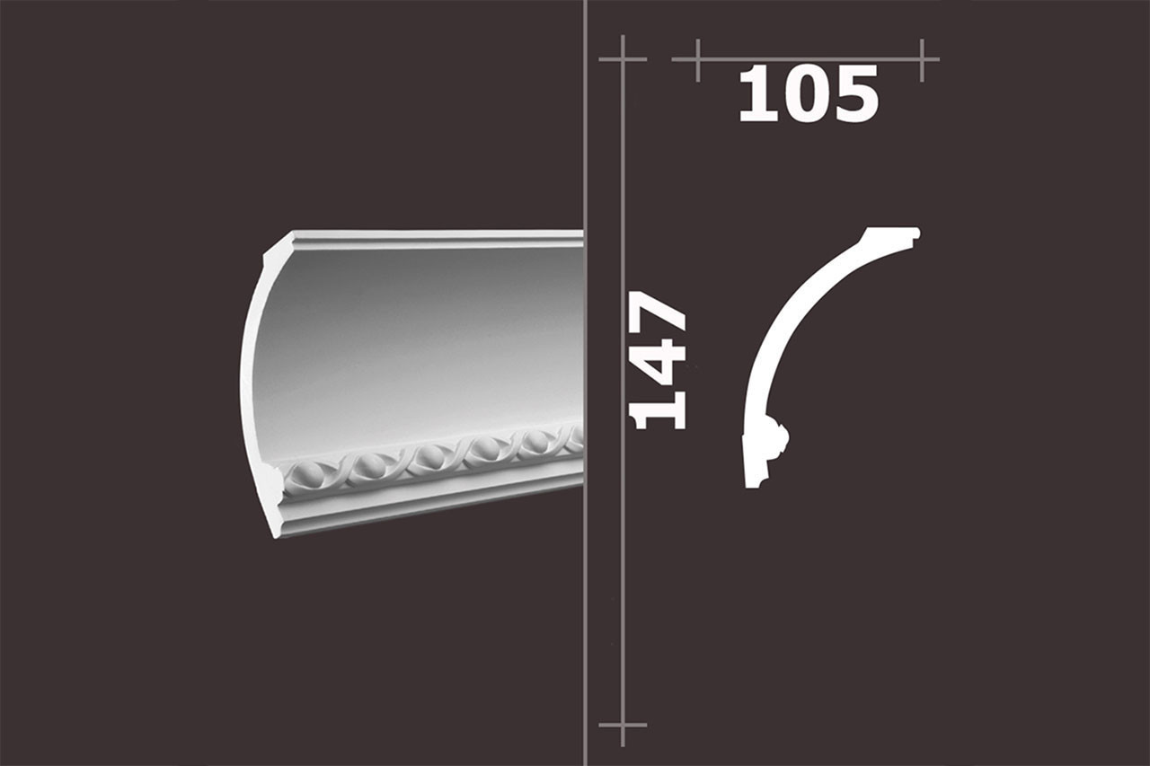 Лепнина Европласт Карниз 1.50.107
