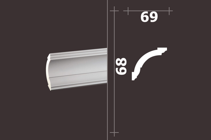 Лепнина Европласт Карниз 1.50.101