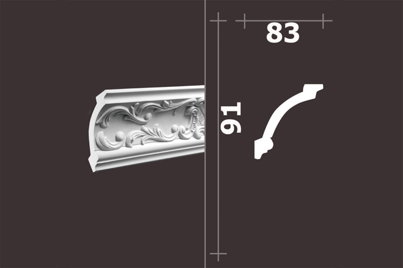 Лепнина Европласт Карниз 1.50.125
