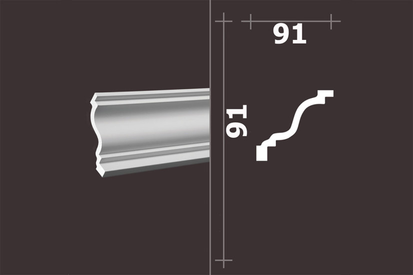 Лепнина Европласт Карниз 1.50.126