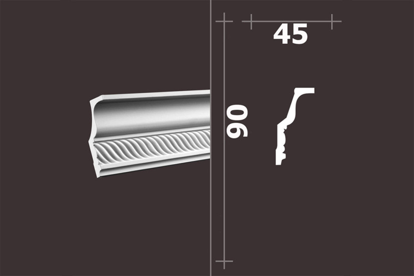 Лепнина Европласт Карниз 1.50.127