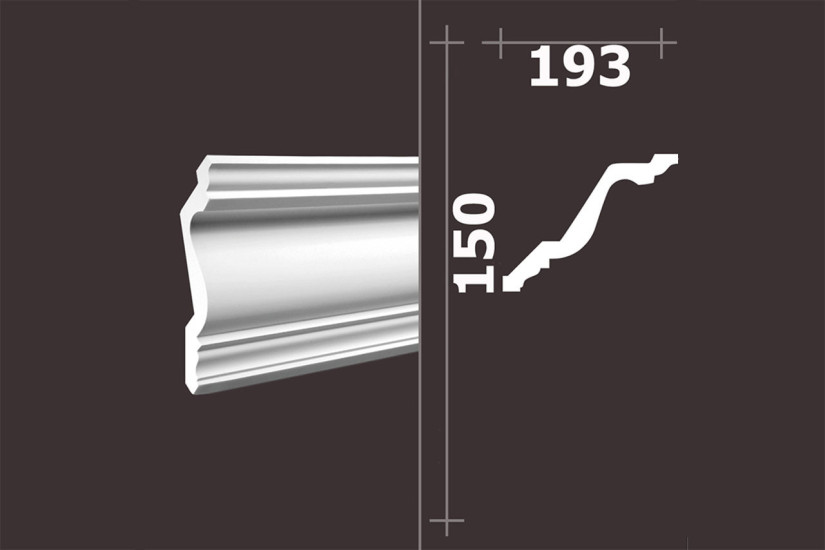 Лепнина Европласт Карниз 1.50.134