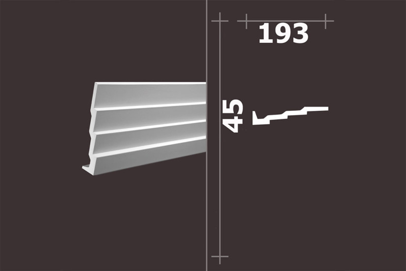 Лепнина Европласт Карниз 1.50.142