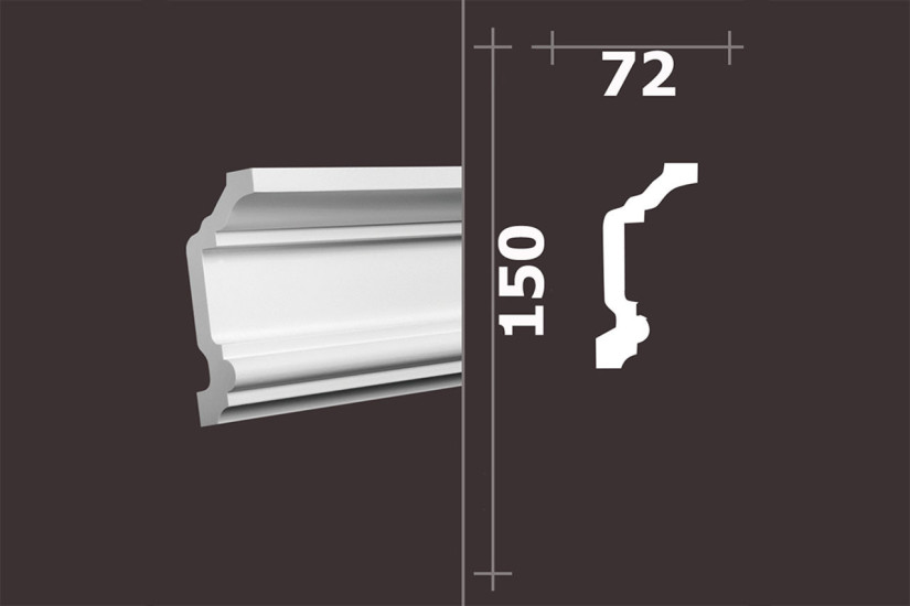 Лепнина Европласт Карниз 1.50.146