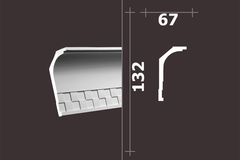 Лепнина Европласт Карниз 1.50.176