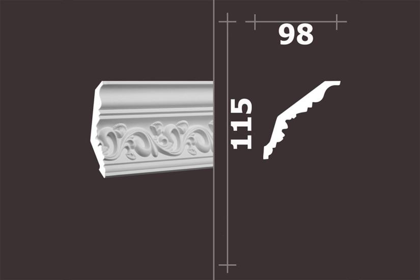 Лепнина Европласт Карниз 1.50.185