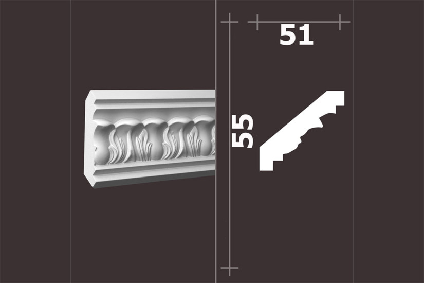 Лепнина Европласт Карниз 1.50.195