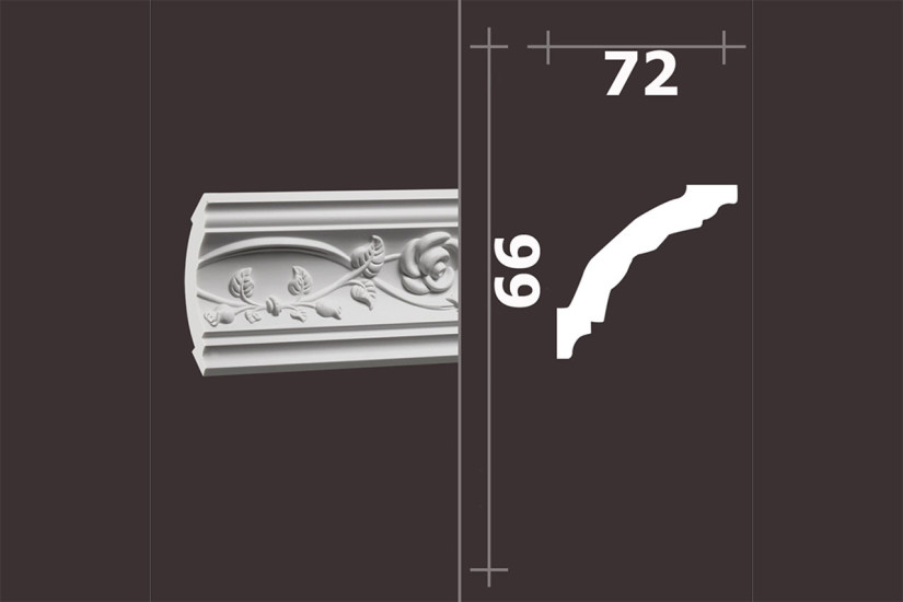 Лепнина Европласт Карниз 1.50.205