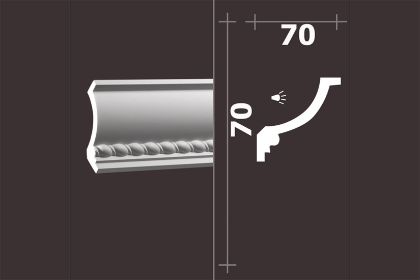 Лепнина Европласт Карниз 1.50.208
