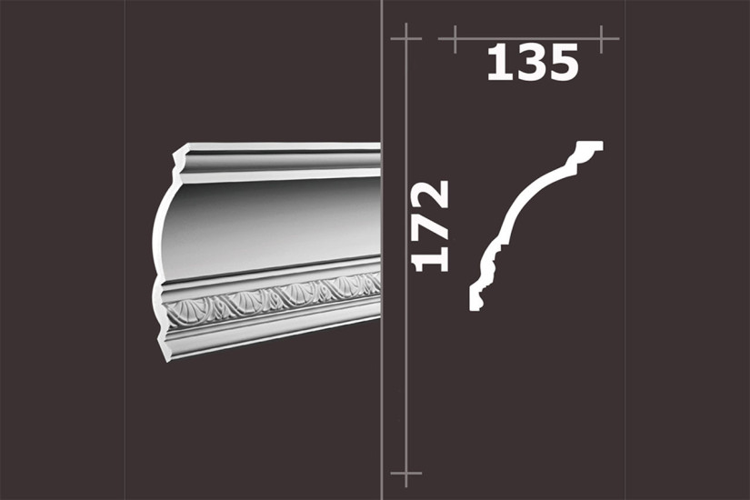 Лепнина Европласт Карниз 1.50.256