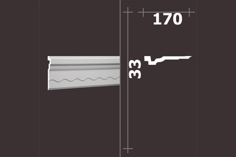Лепнина Европласт Карниз 1.50.268