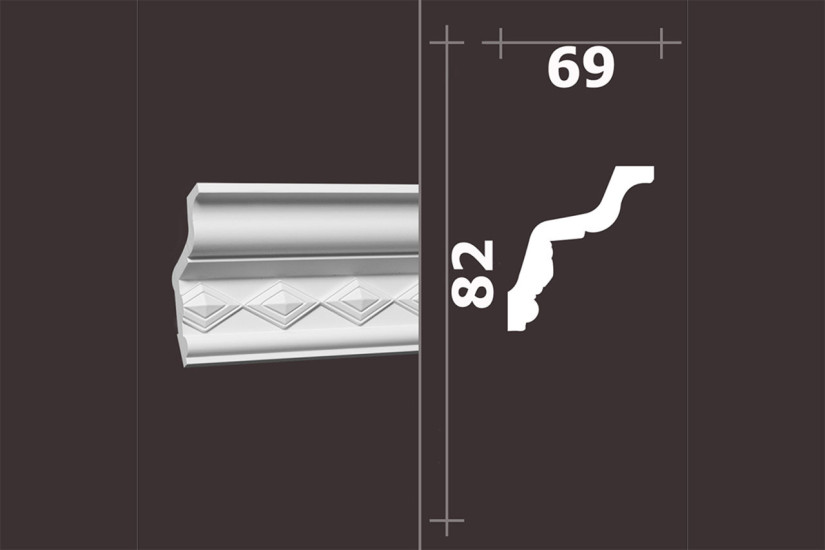 Лепнина Европласт Карниз 1.50.278