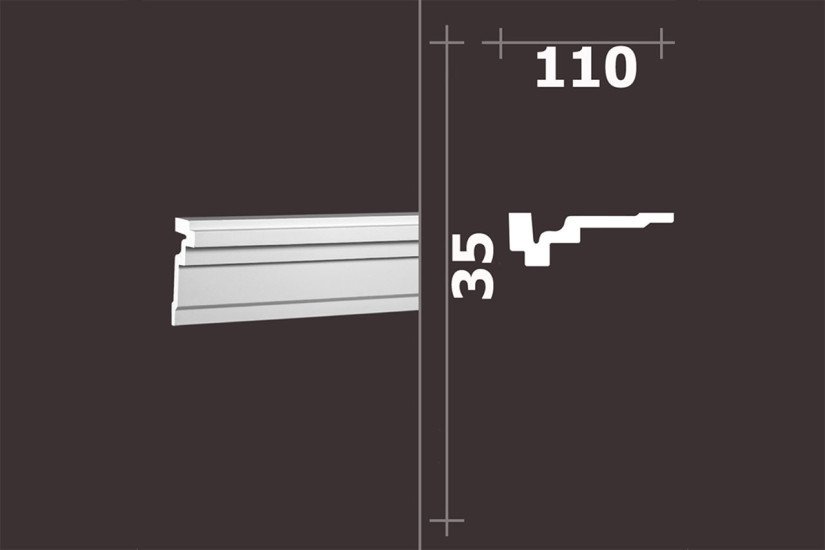 Лепнина Европласт Карниз 1.50.296
