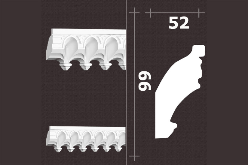 Лепнина Европласт Карниз 1.50.501