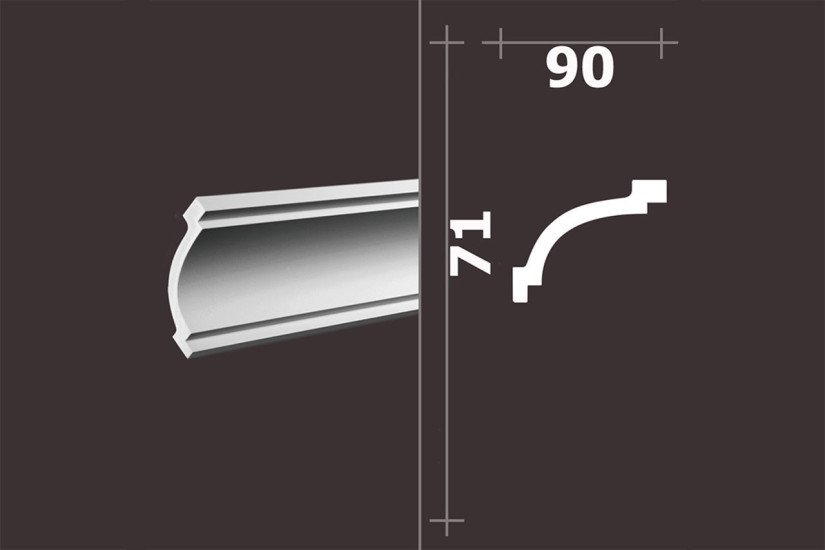 Лепнина Европласт Карниз 1.50.106