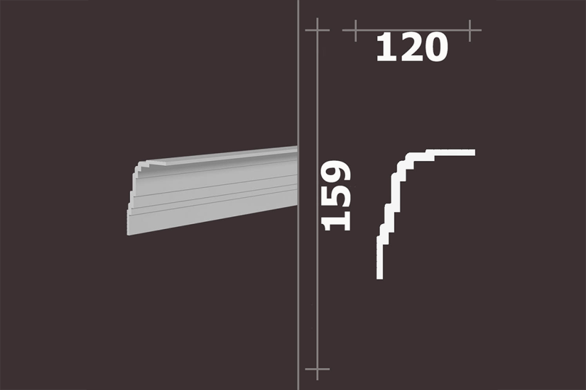 Лепнина Европласт Карниз 6.50.802