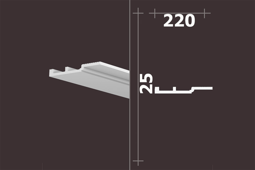 Лепнина Европласт Карниз 6.50.803
