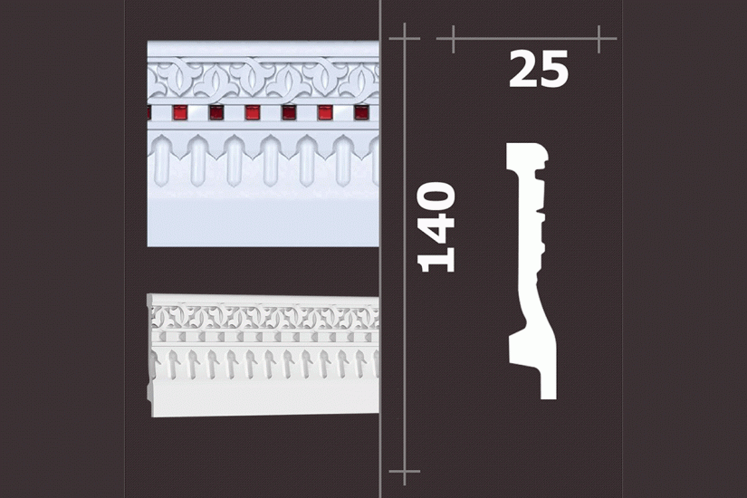 Лепнина Европласт Плинтусы 1.53.501