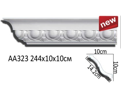 Лепнина Перфект AA323 белый